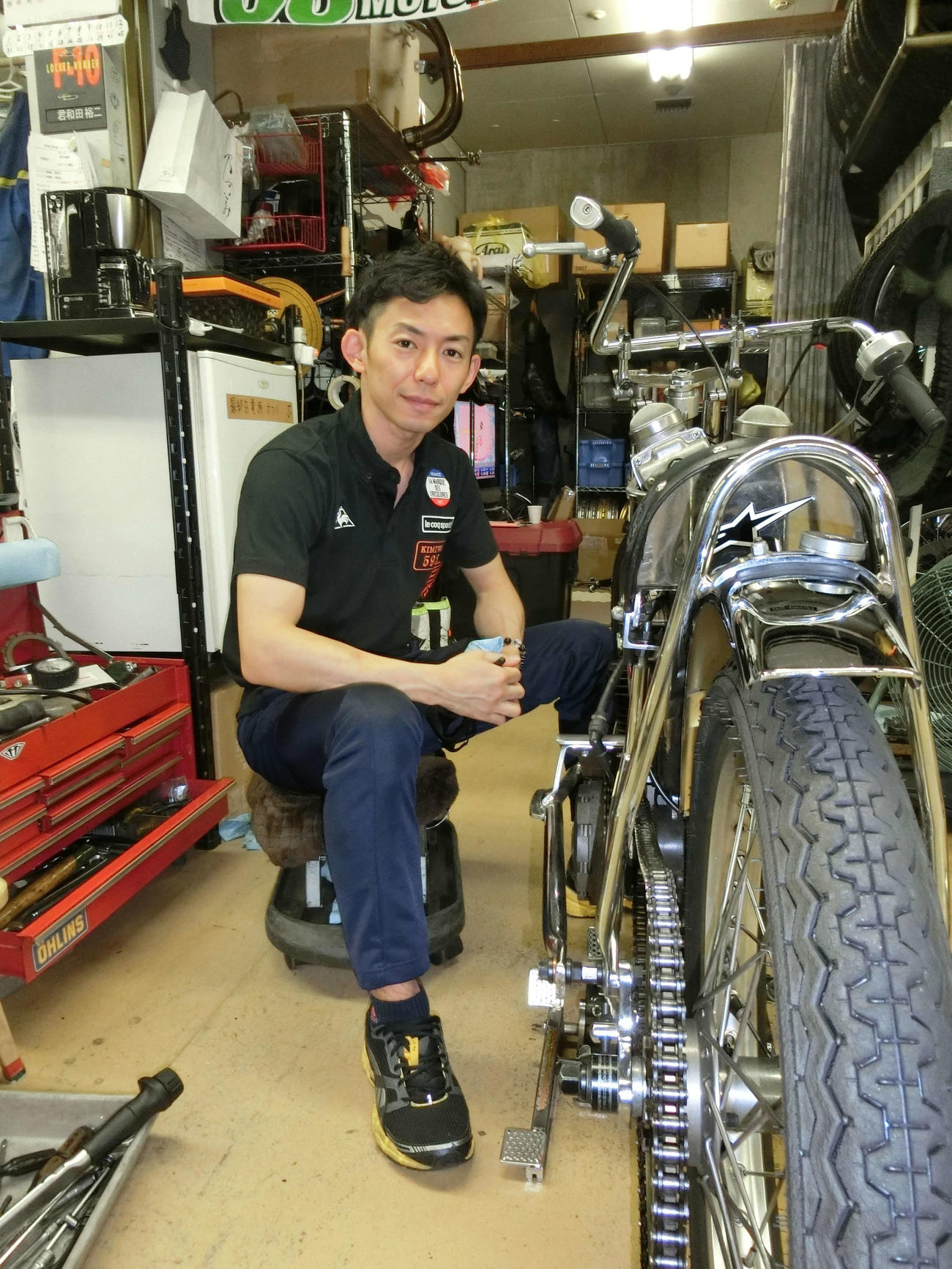 地元の君和田裕二が一戦ごとに調子を上げてきた（撮影・海老原実）