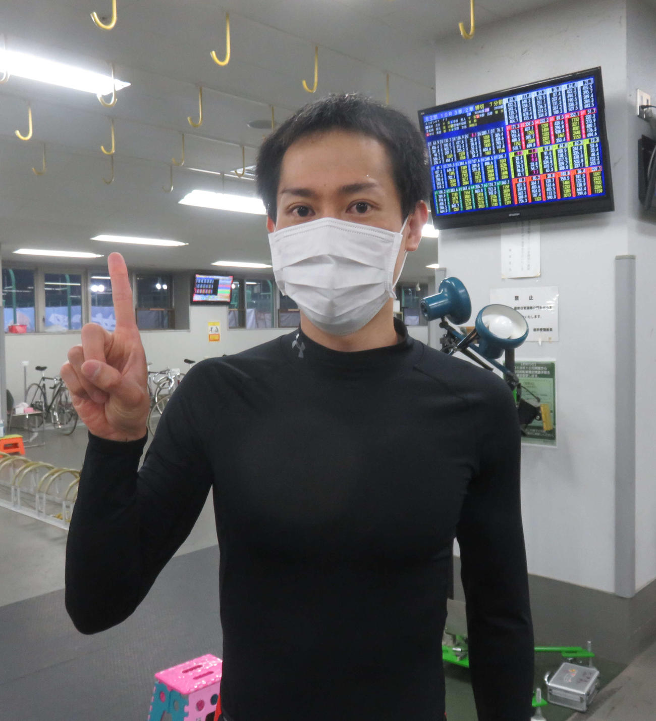 1月のS級復帰後、初の初戦勝ちを決めた原田泰志（撮影・栗田文人）