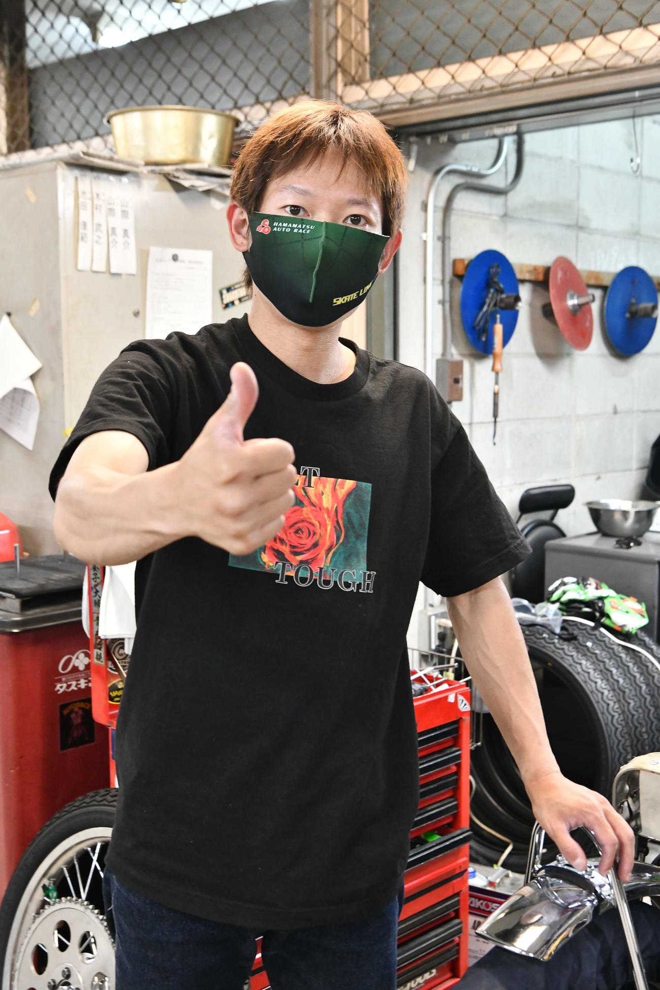 初日から強烈な追い込みを見せた佐藤貴也
