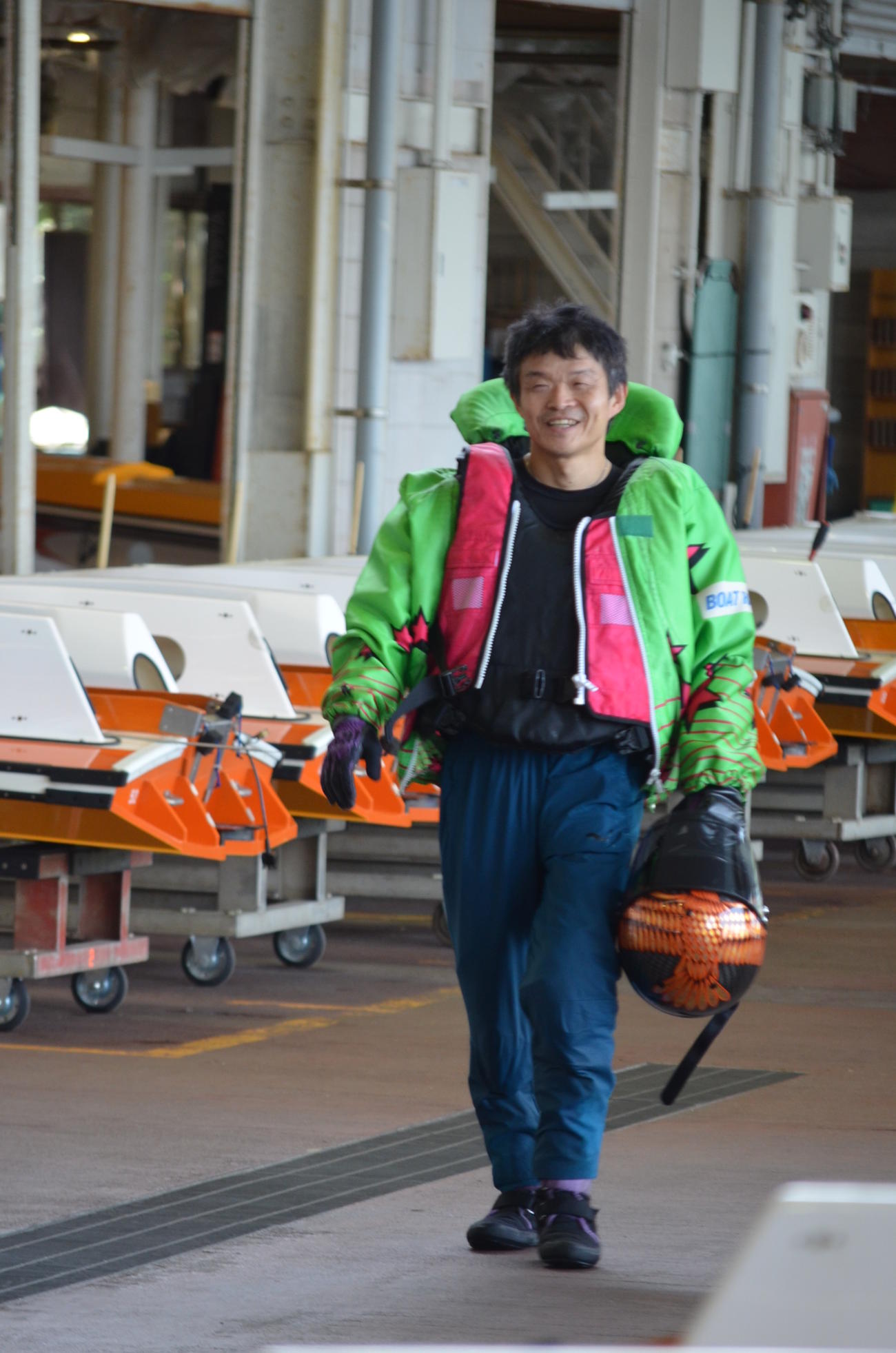 安定した走りを見せる柏野幸二