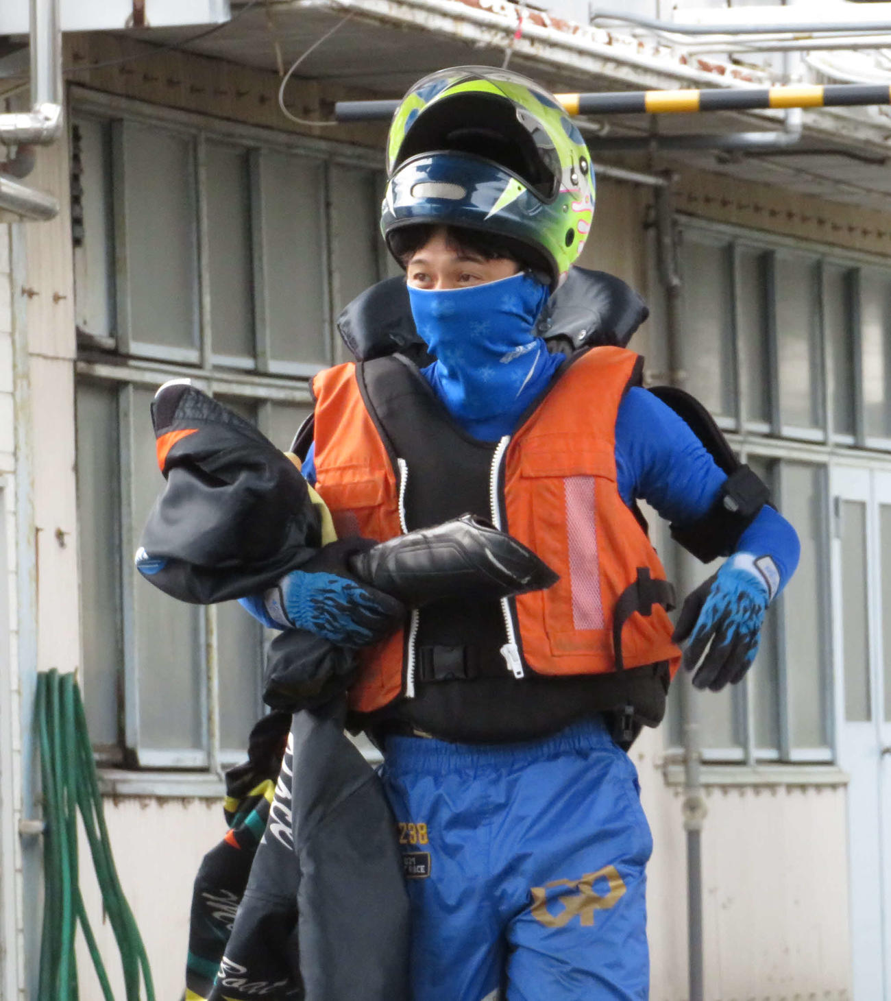4戦3勝2着1回で得点率トップに立った毒島誠（撮影・古村亮）