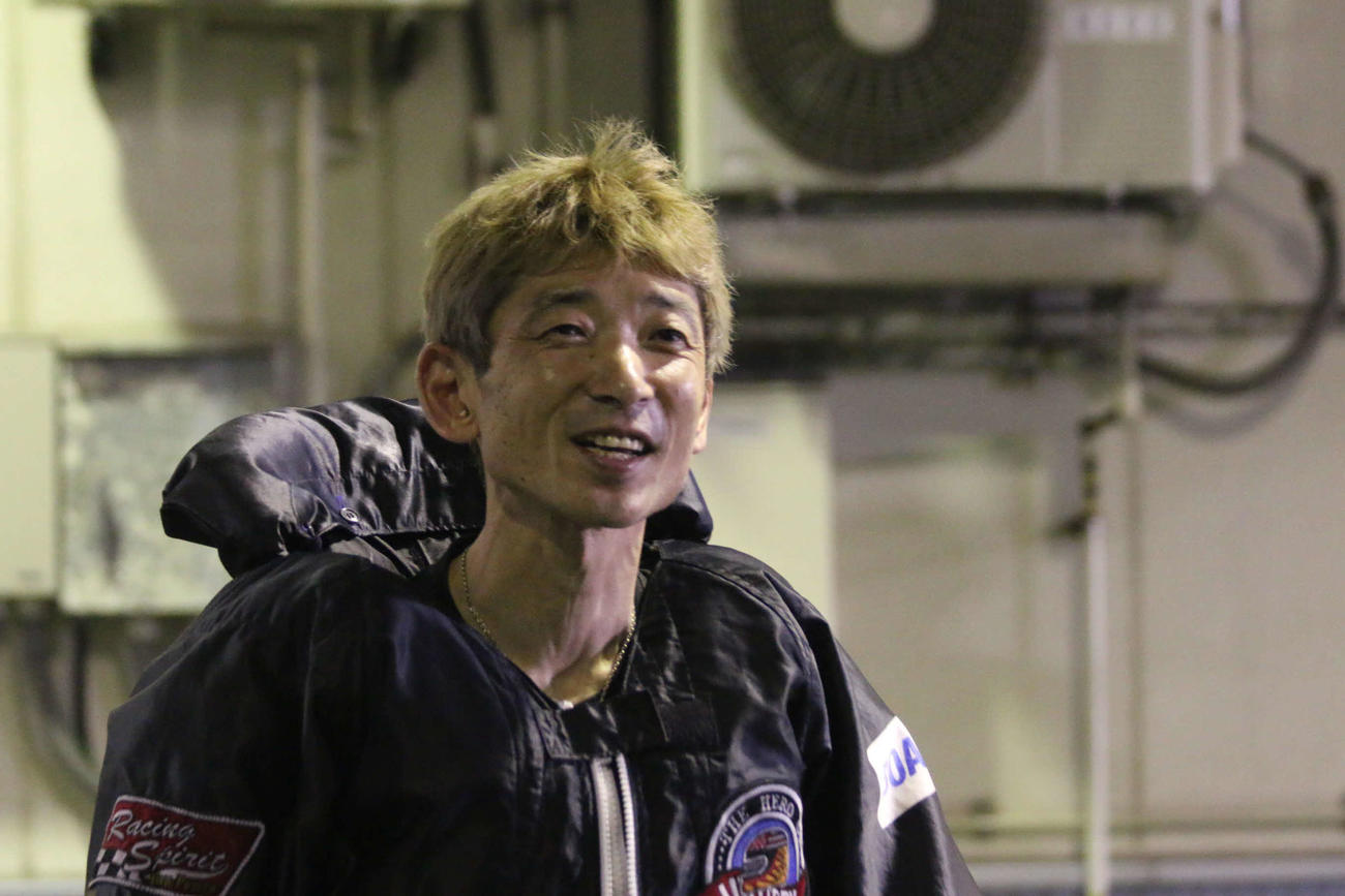 準優10Rで通算2000勝を達成した平尾崇典。前半6Rのフライングもあって喜びは半減？