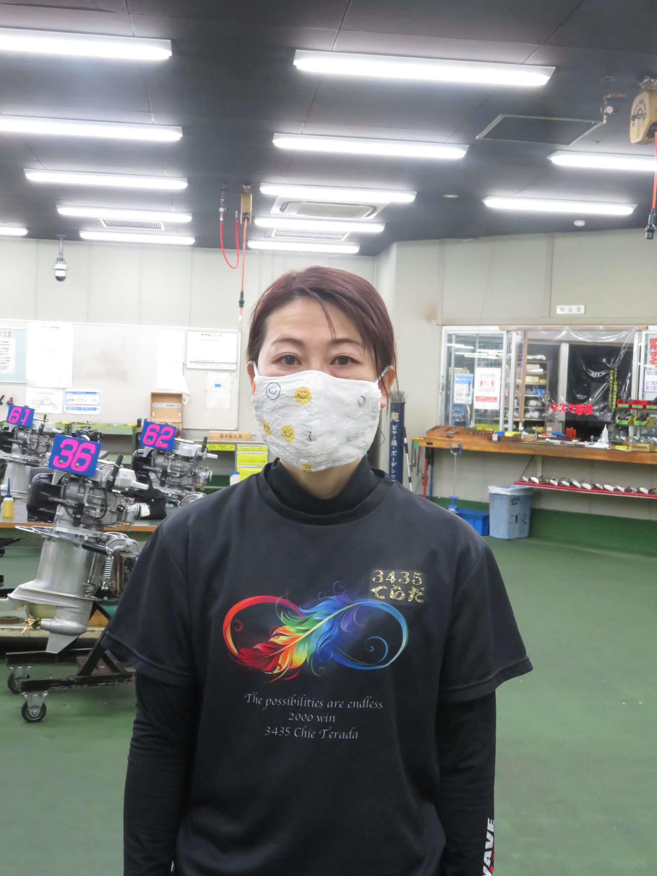 寺田千恵が準優9Rの3コースまくり再現を狙う（撮影・湯田坂賢一）