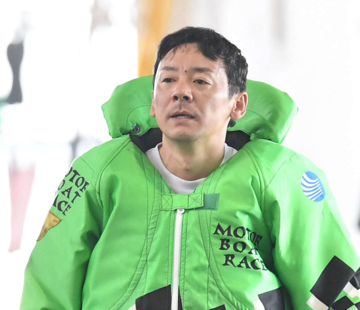 SGグランドチャンピオン3日目　2R、1着の4044湯川浩司（撮影・岩下翔太）