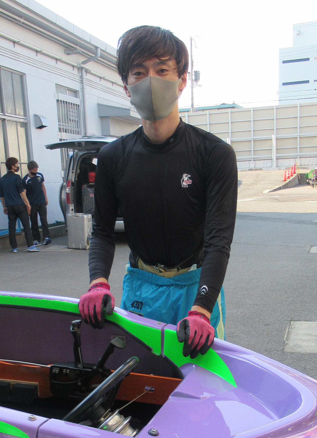 初日連勝を決めた田中和也