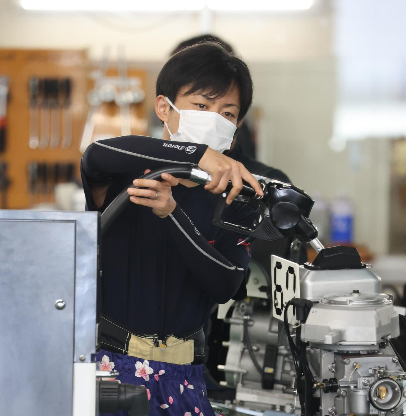 柳沢一は中ゼロ日の疲れも見せず、良機をゲットした