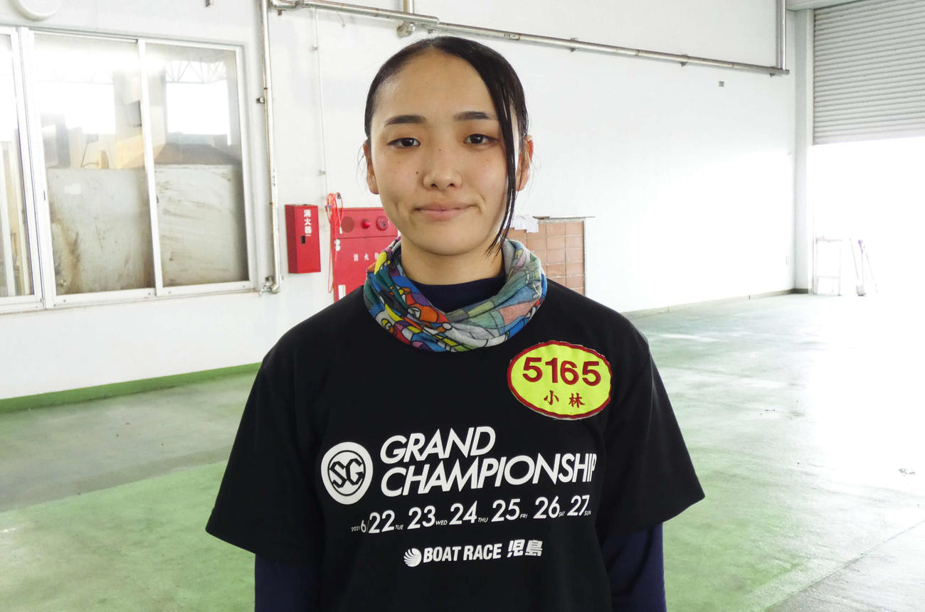 地元で奮起する小林愛実。足は少しずつ上向き加減。上位着狙えるか期待（撮影・前原一樹）