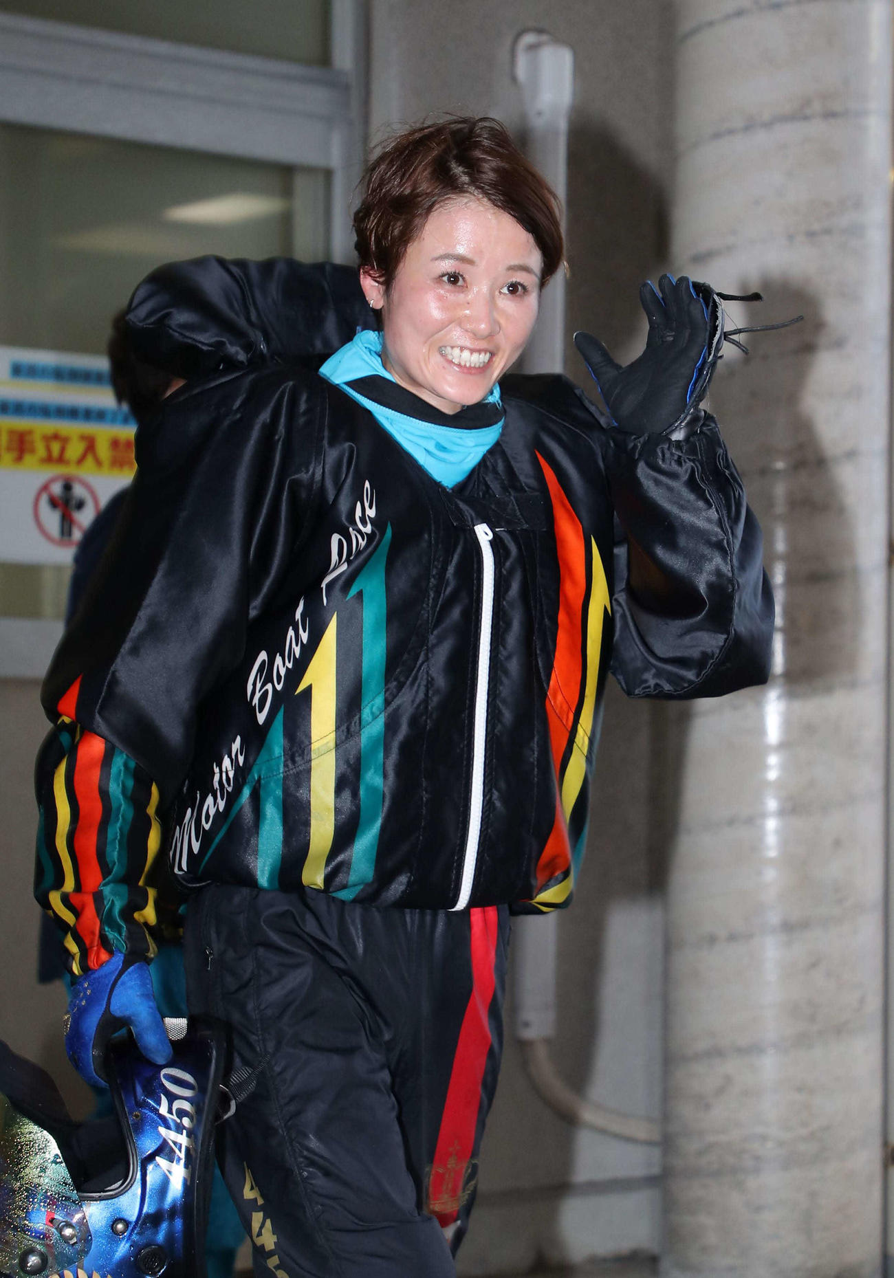 大会初の女子優出を決めて笑顔の平高奈菜