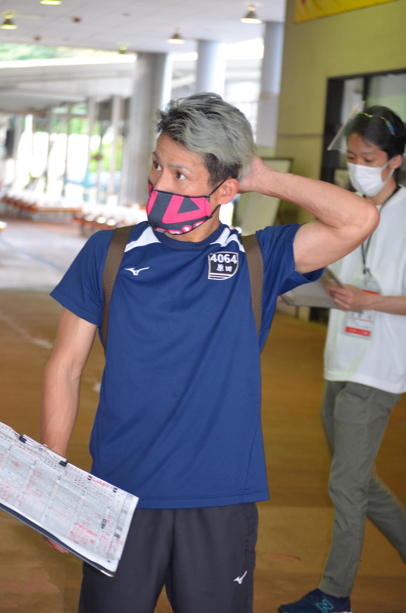 予選を得点率トップで突破した原田篤志