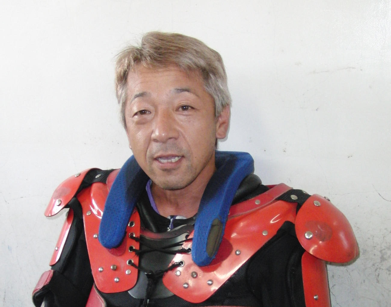 オートレースの畑吉広（17年8月26日撮影）