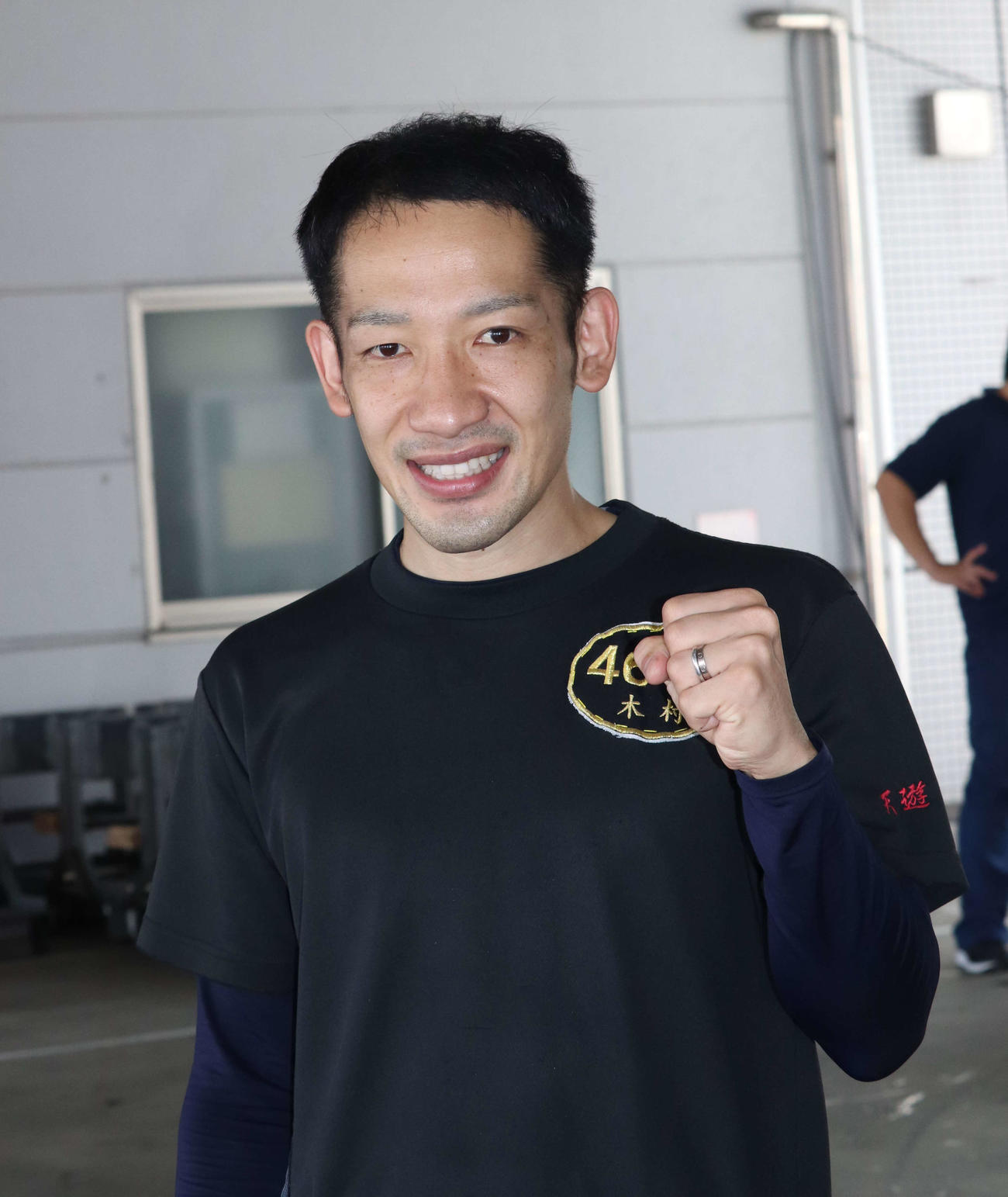 G2戦初勝利を決めてガッツポーズの木村亮太