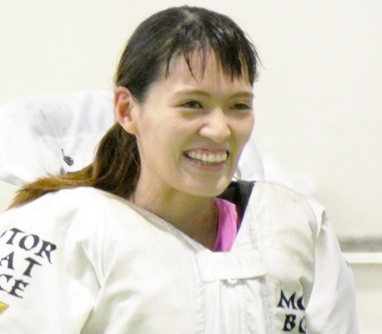 準優10R1枠に乗る渡辺優美。優勝できるエンジンに仕上げて優出一番乗りだ（撮影・前原一樹）
