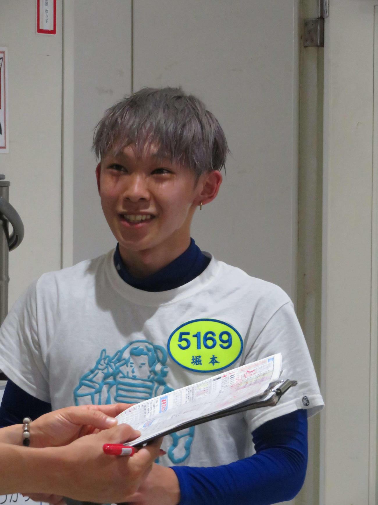 3日目6Rで狙い通りのまくり差しを決めた堀本翔太（撮影・湯田坂賢一）