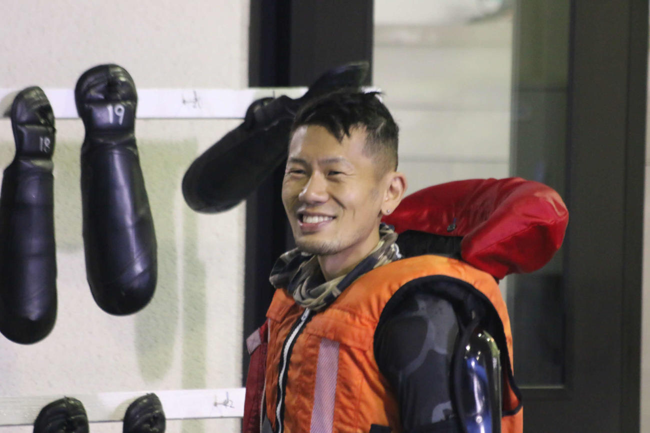 重木輝彦は準優10Rで大激戦を制し、笑顔を見せた