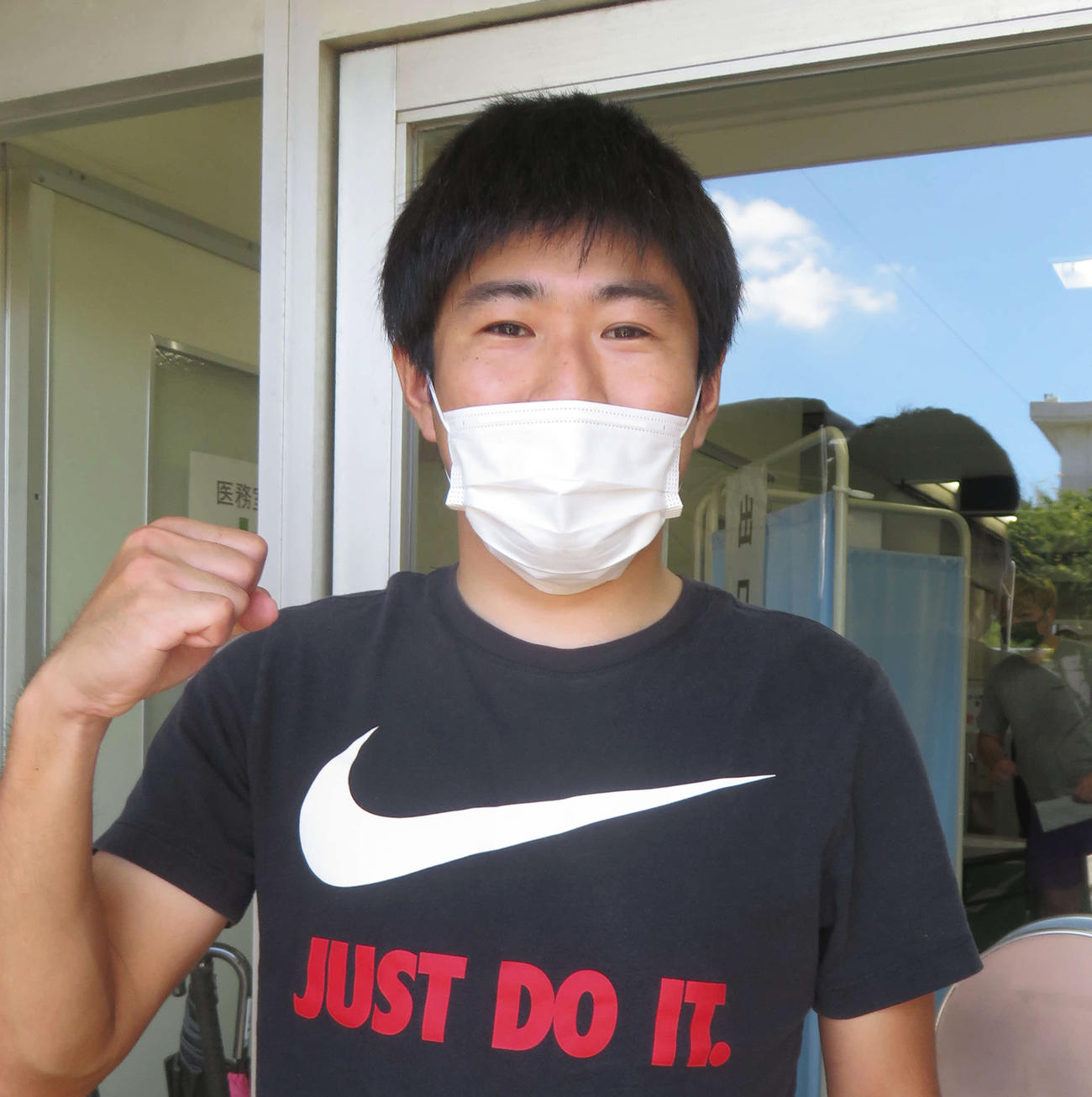 父の分まで頑張りたい小林裕一朗（撮影・栗田文人）