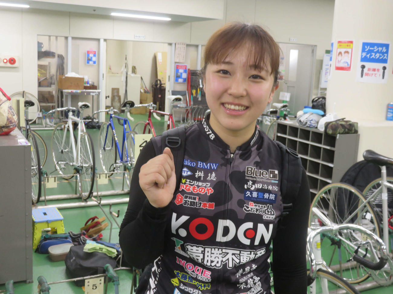 本格デビュー2戦目で初めて勝ち上がりの確定板に載った飯田風音