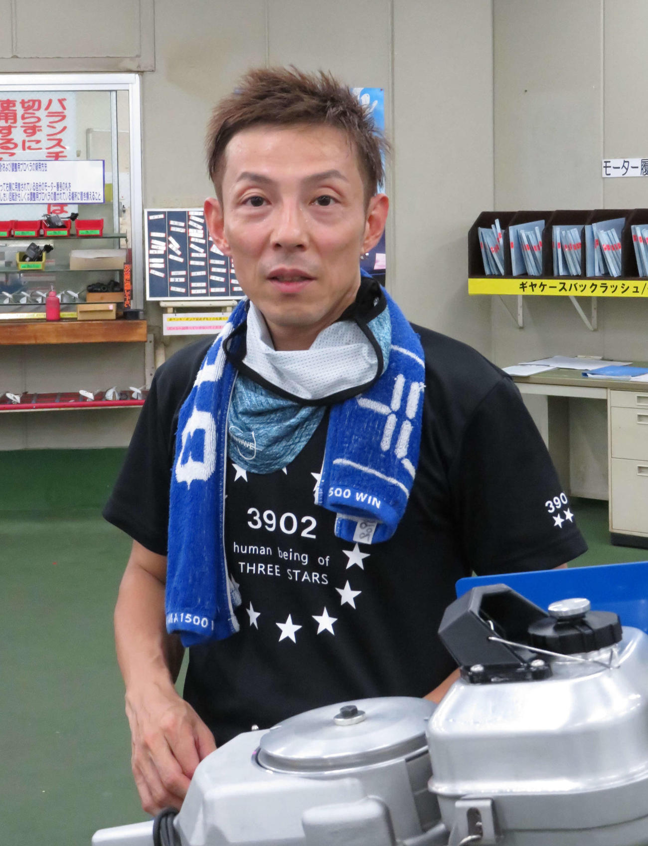 調整の引き出しが多い蜷川哲平（撮影・湯田坂賢一）