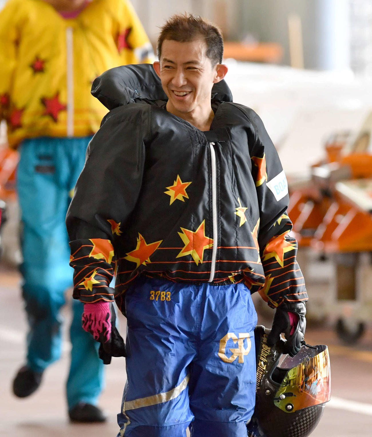 地元の利を生かして優勝を狙う瓜生正義（撮影・岩下翔太）