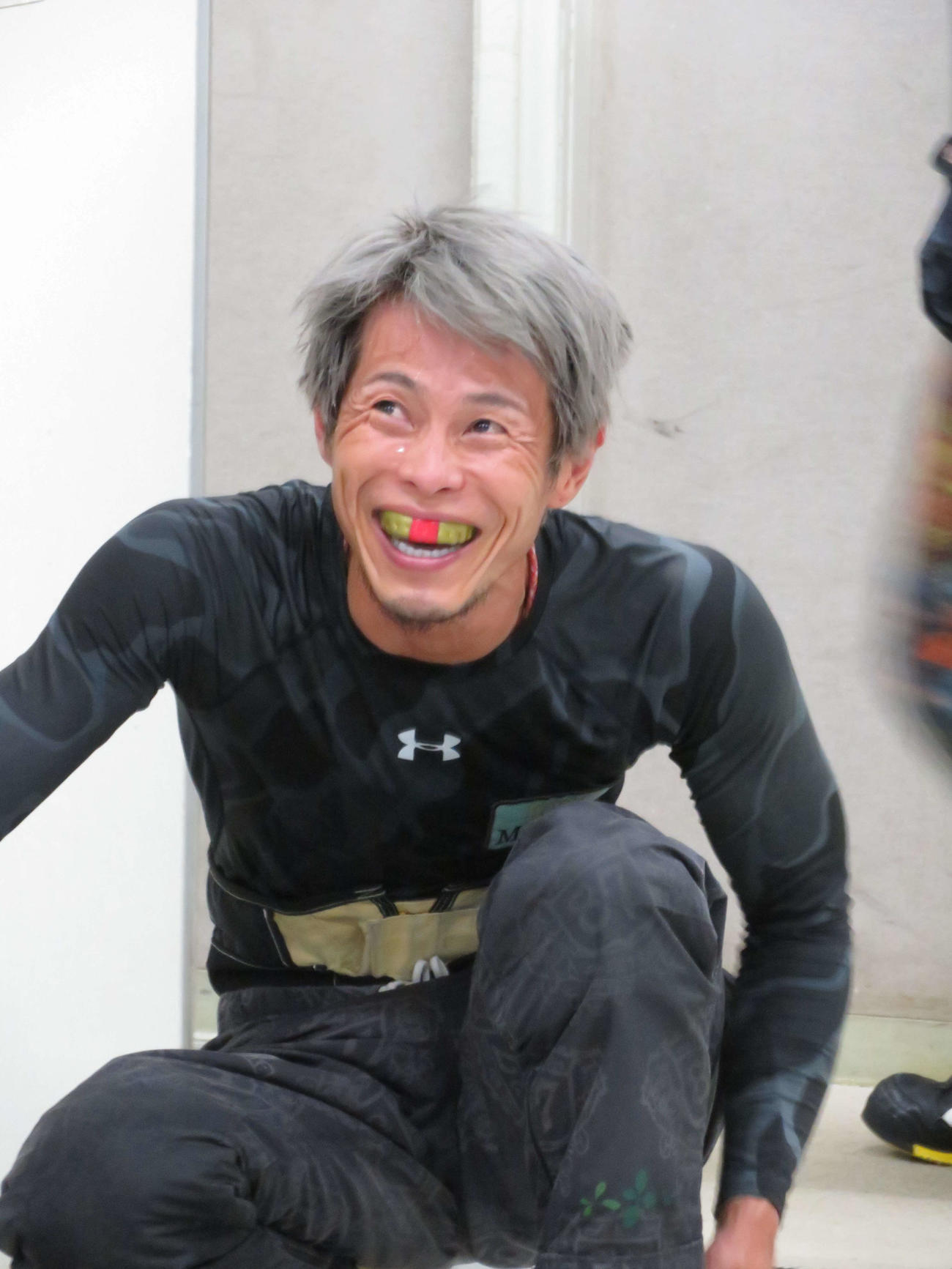 調整の方向性をつかんだ杉山正樹（撮影・湯田坂賢一）
