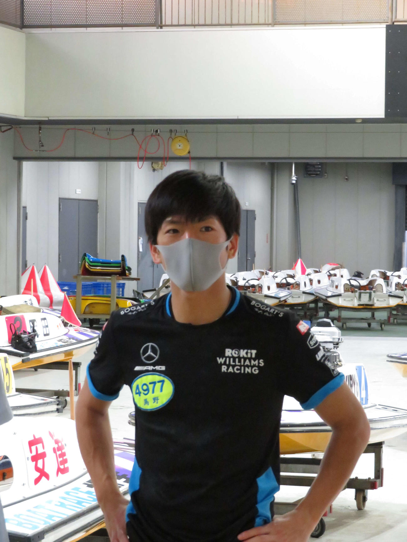 機力急上昇の馬野耀が優出を狙う（撮影・湯田坂賢一）