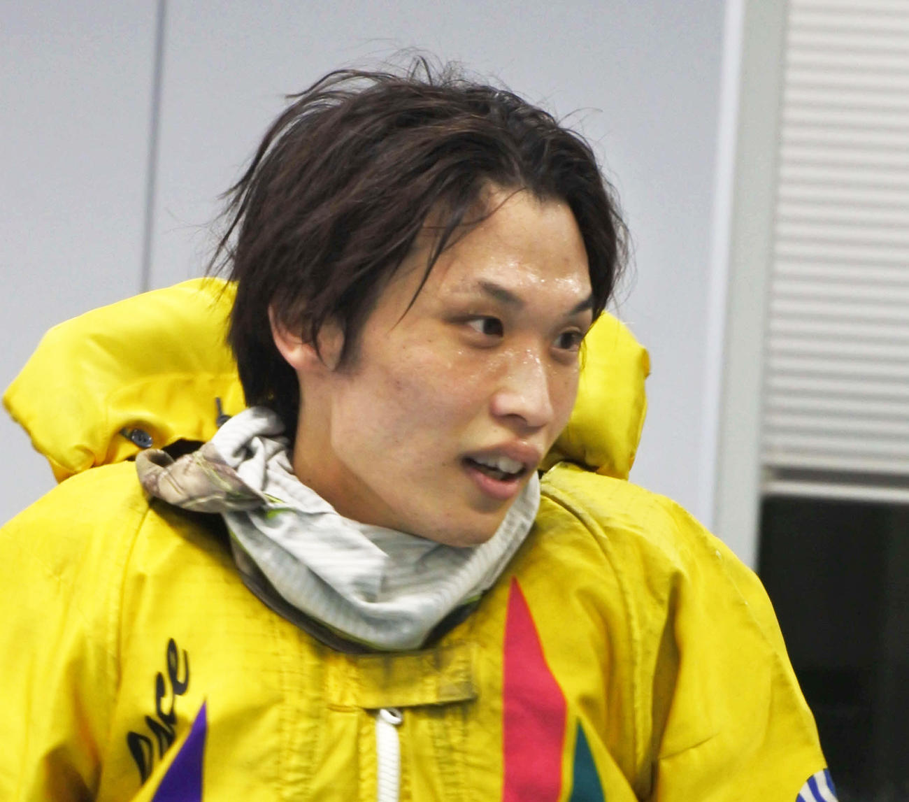 高配当を演出した間野兼礼だが、舟足には不満を口にした（撮影・川尻将志）
