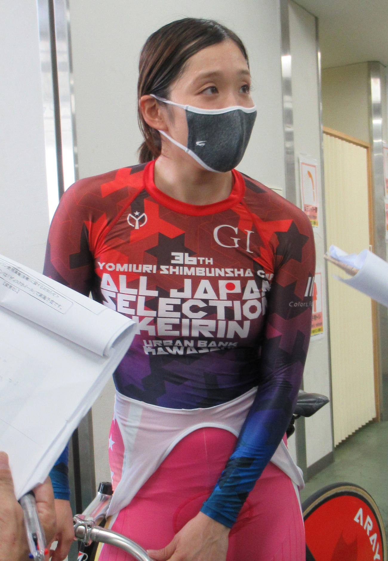 120期の本格デビュー初Vに挑戦する吉川美穂が撮影・岡田晋）