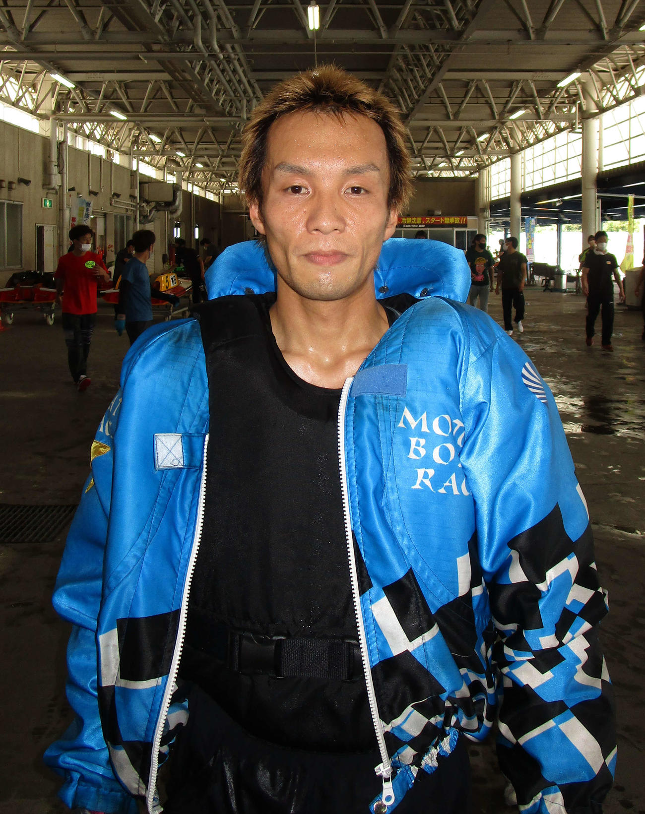 準優12Rをまくり差しで勝ち、優勝戦3枠をものにした下出卓矢