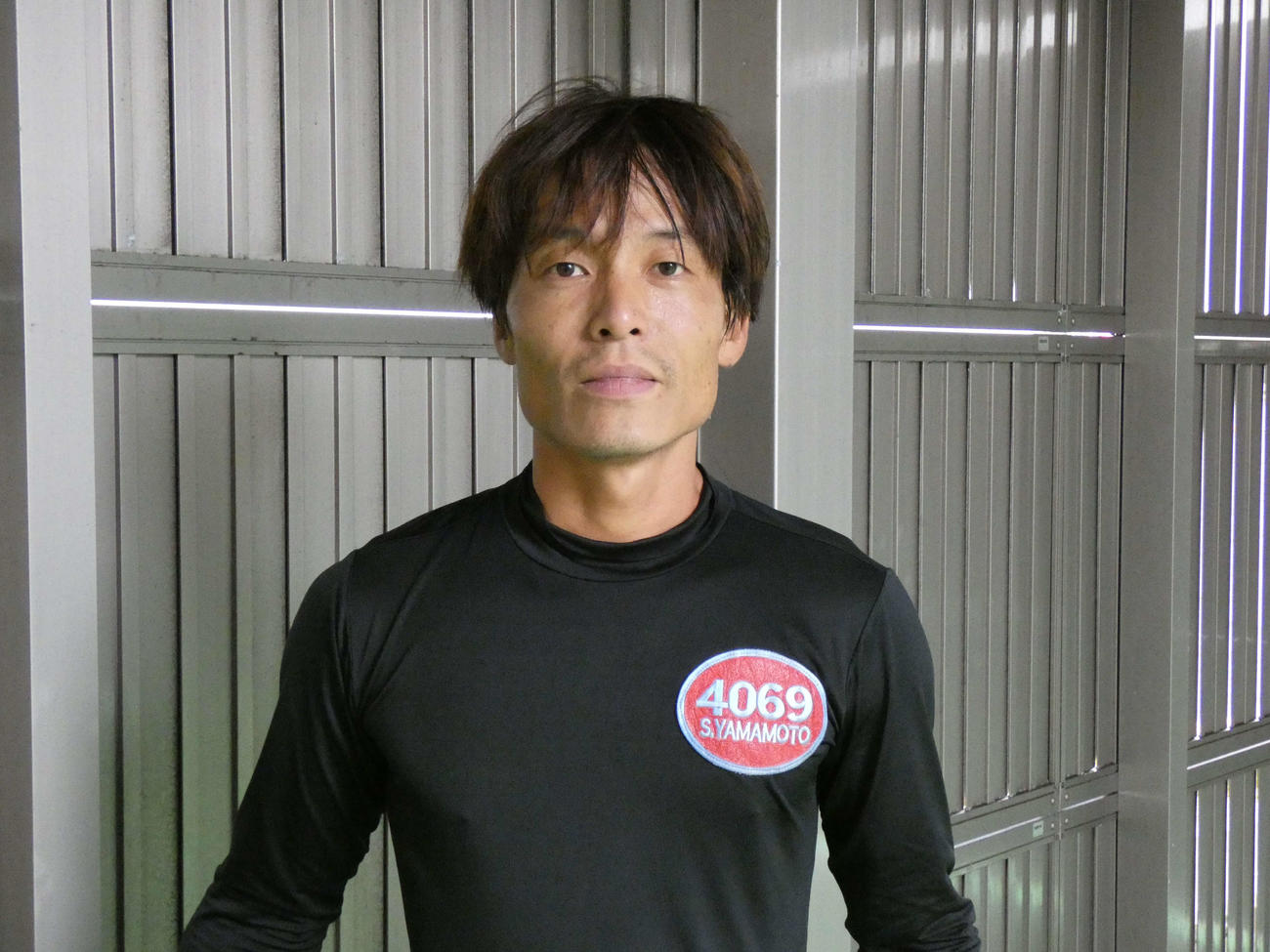 12Rで豪快なカドまくりを披露した山本修一。5日目は準優10R4枠に登場。再現とばかりに優出目指してまくる（撮影・前原一樹）