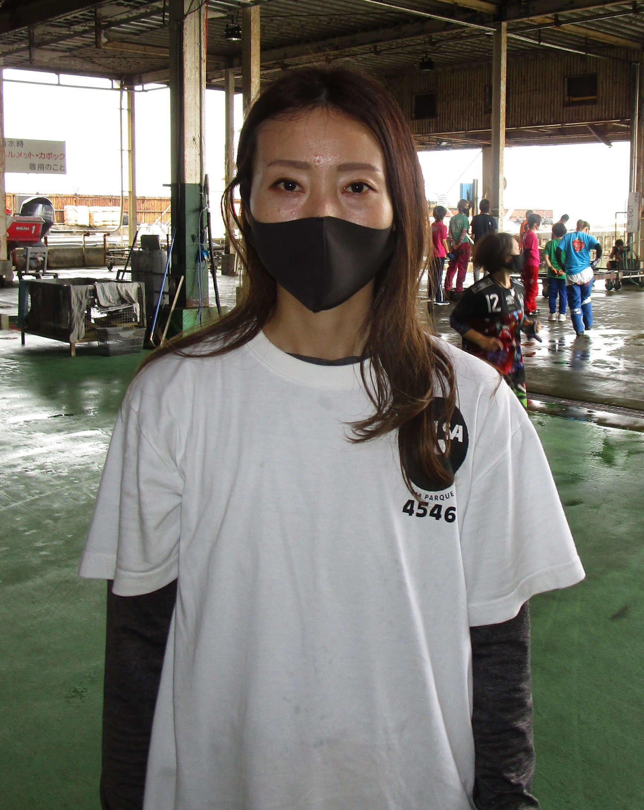 浜田亜理沙が23号機に手応えを得た（撮影・安井雅彦）