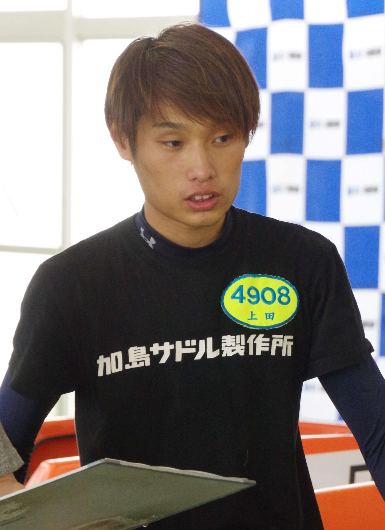 初日連勝を飾った上田龍星