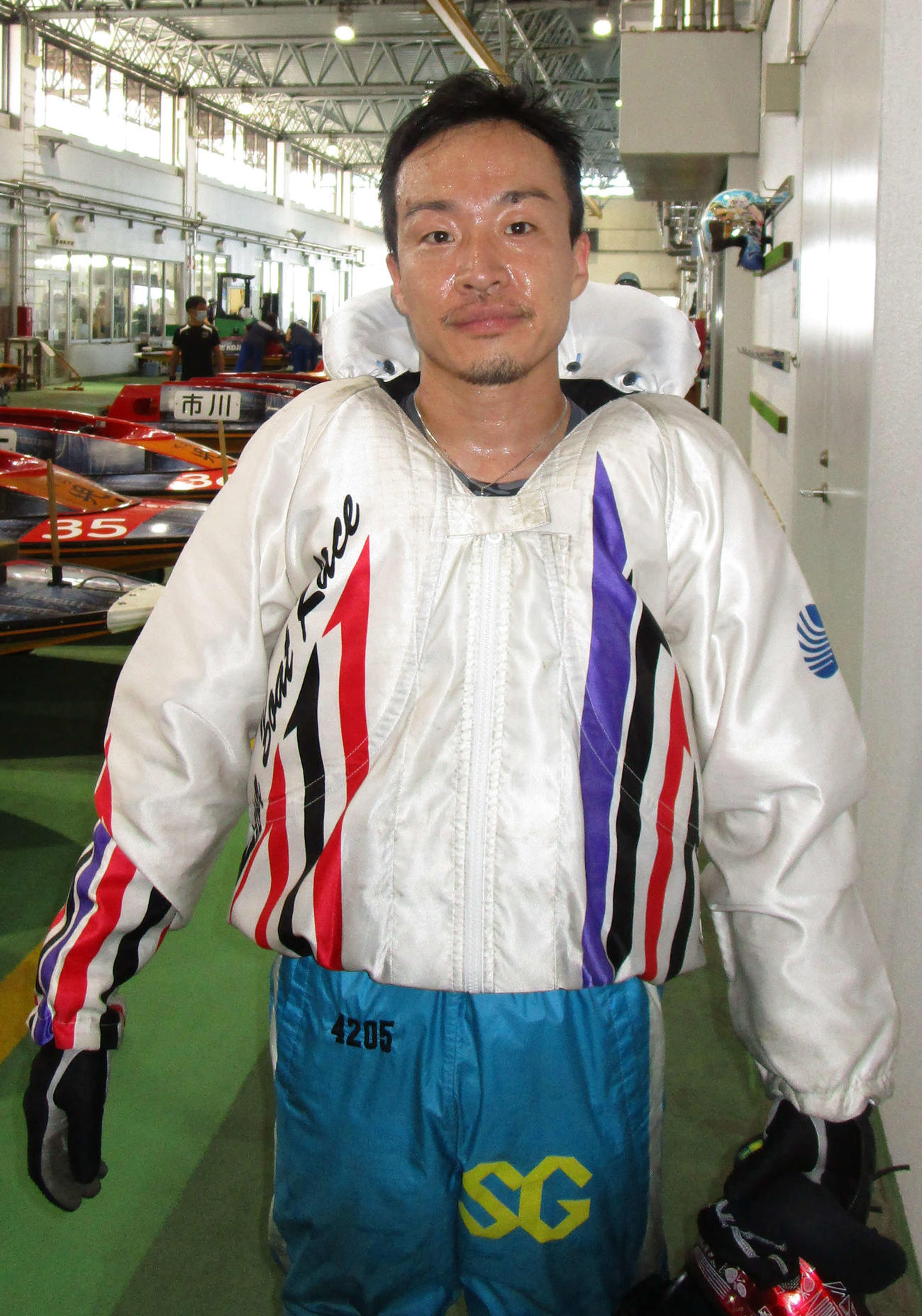 約2年ぶりの優勝へ絶好枠を得た山口剛（撮影・安井雅彦）