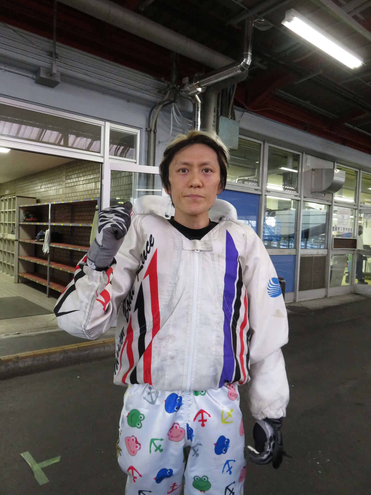 今年3度目、戸田3節連続Vも飾った藤岡俊介（撮影・窪寺伸行）