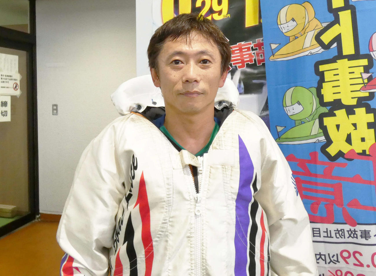 通算2000勝を達成した林美憲。12R優勝戦3枠もゲットとリズム十分。2001勝目を優勝で飾れるか（撮影・前原一樹）