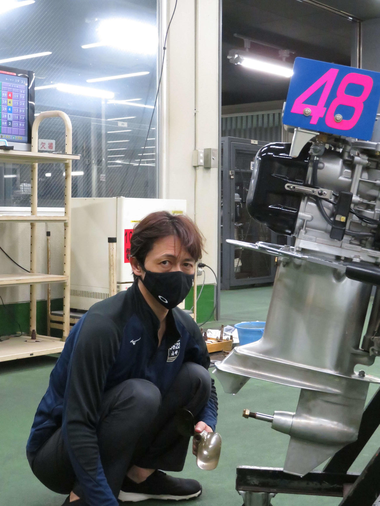 機力を上積みして2日目連勝を飾った山崎智也（撮影・湯田坂賢一）