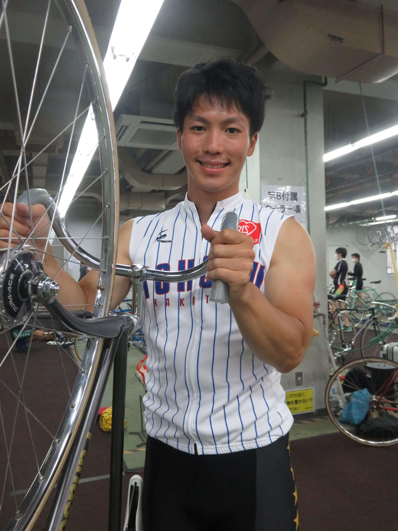 北京五輪を前に年内最後の競輪に挑む原大智