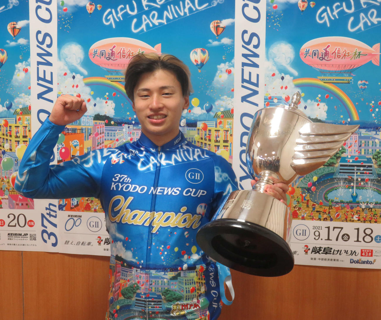 共同通信社杯で、デビュー最速G2優勝を飾った山口拳矢