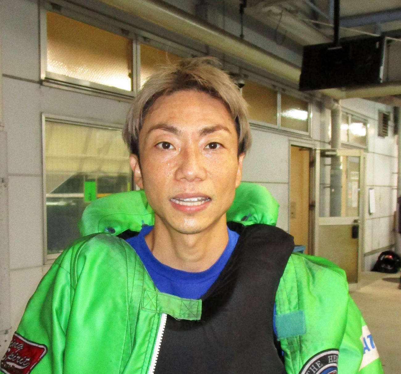 住之江初白星の勢いに乗って予選突破を果たした池田剛規。準優9R5枠から優出を狙う（撮影・安井雅彦）