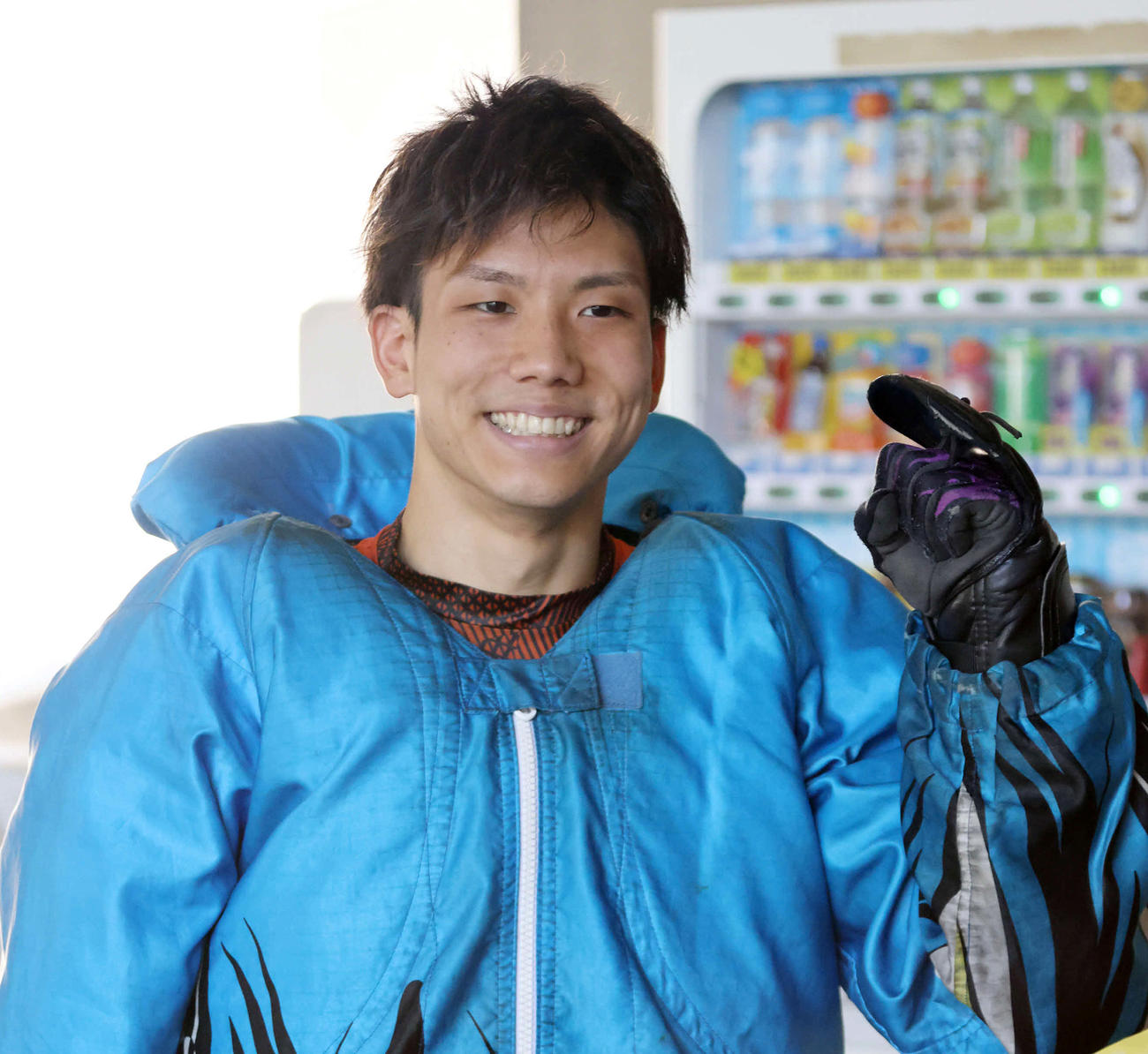 初のG1予選突破を決めた中山将太（撮影・加藤孝規）