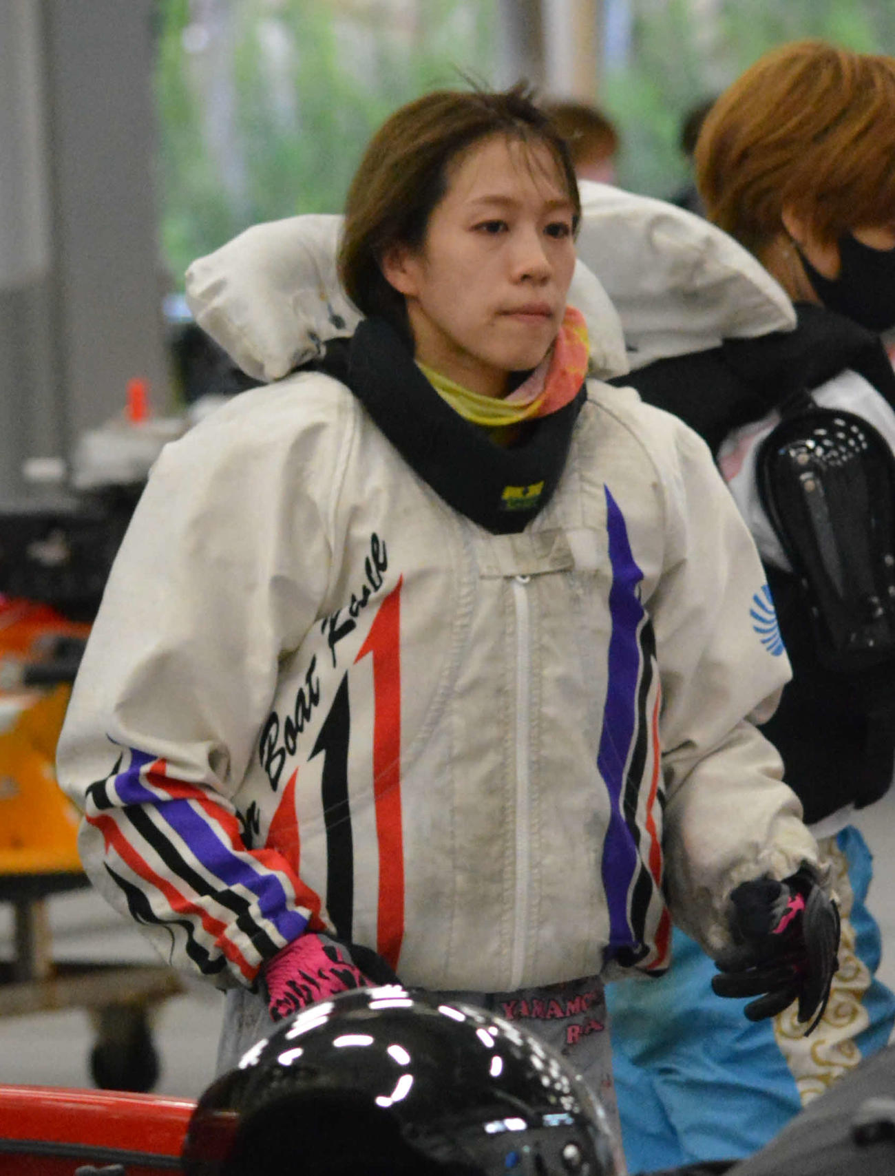 山本梨菜がスリット足の良さを生かして上位を狙う