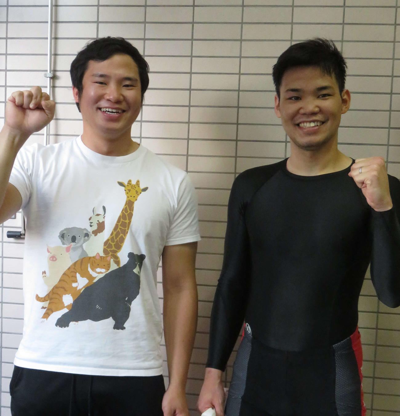 兄弟ダブル優勝へ意気込む吉田拓矢（右）と昌司