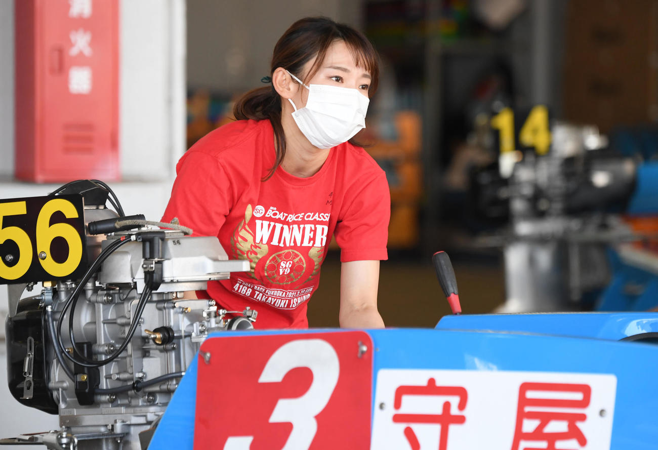 守屋美穂が勢いをキープ（撮影・滝沢美穂子）