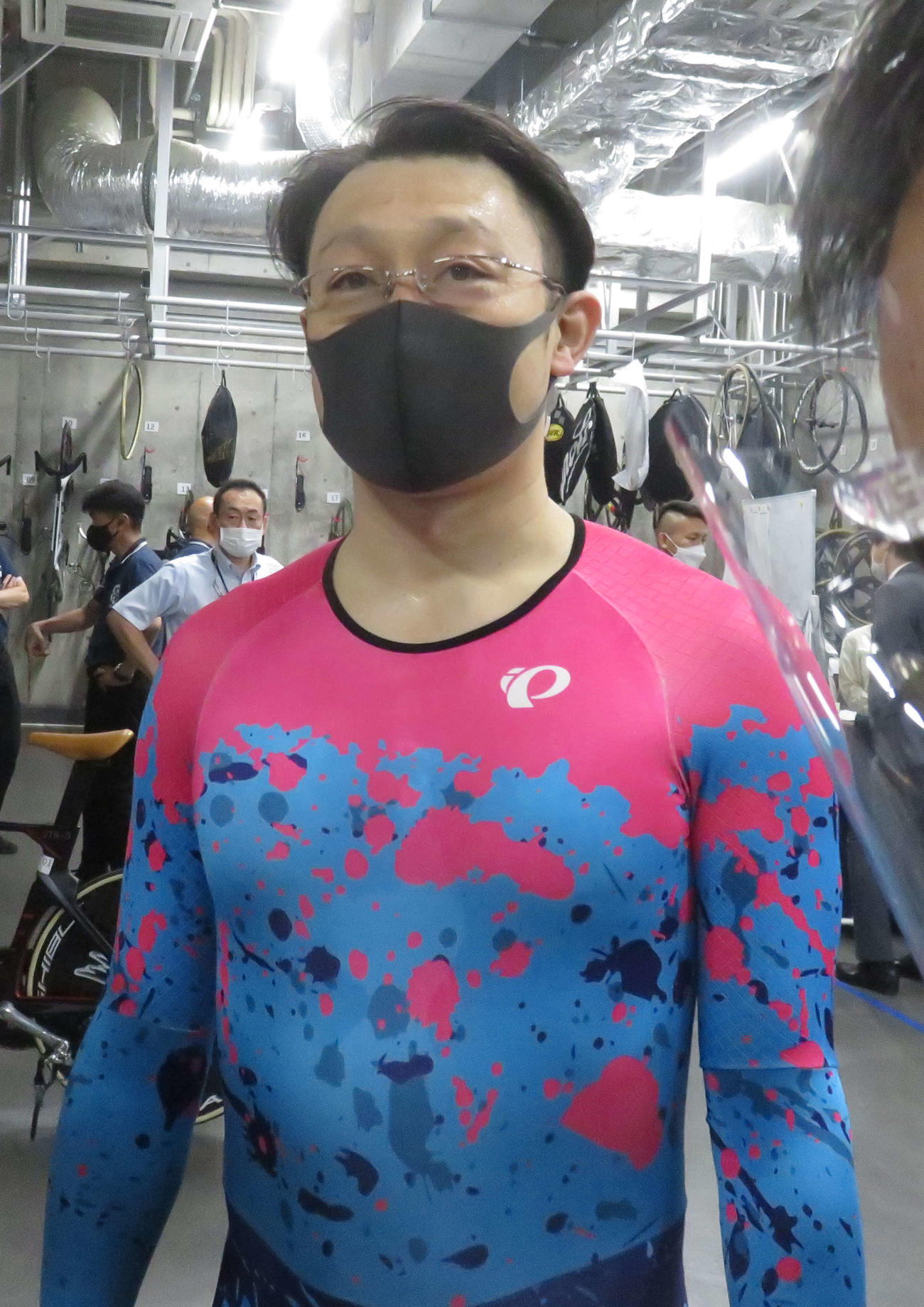 千葉チップスタードーム　記念すべき第1Rの勝利者になった中村浩士（撮影・野島成浩）