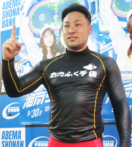 地元勢として10年ぶりVを狙う郡司浩平