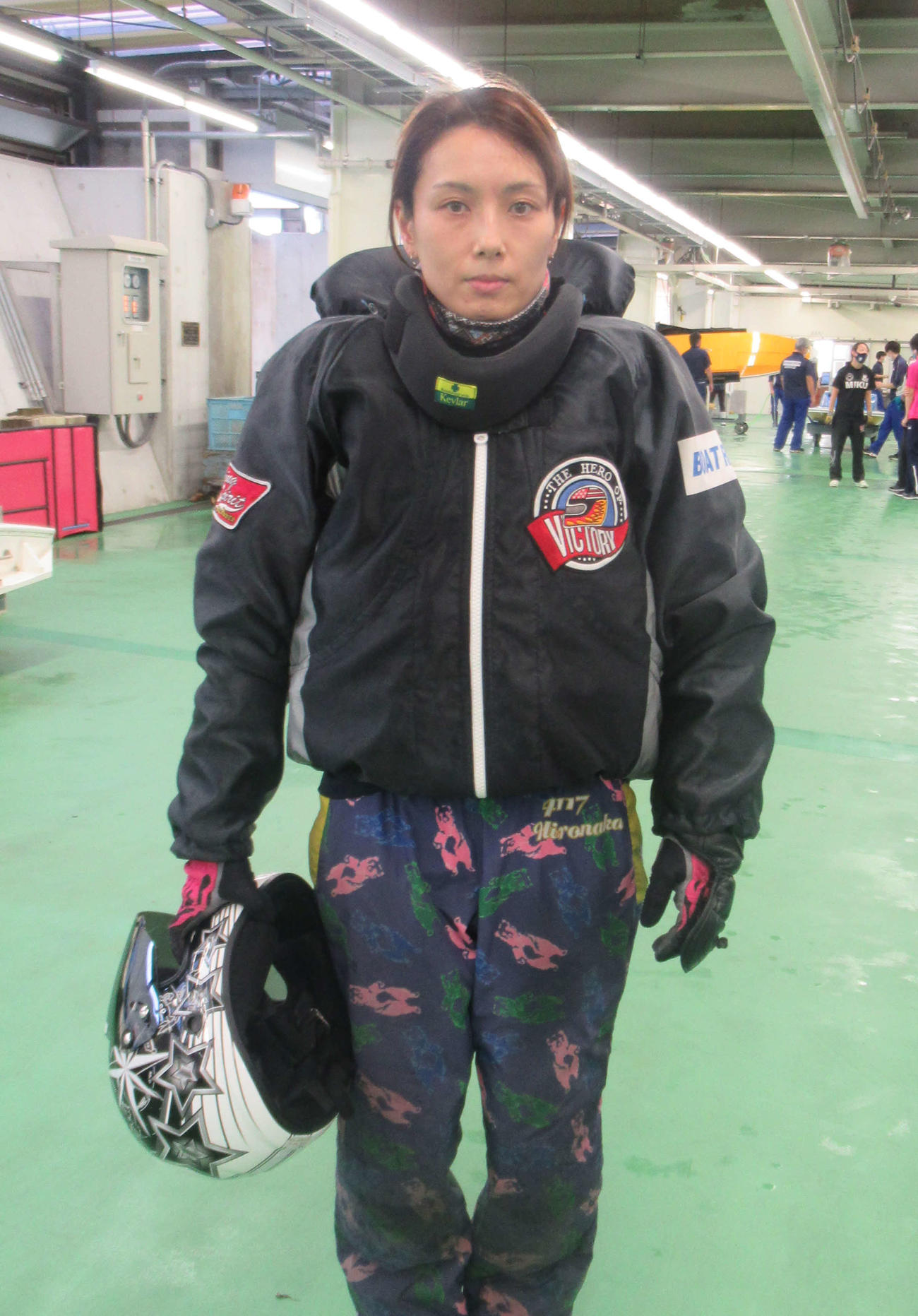 神ボートの広中智紗衣が準優10Rで差し切って優出一番乗りを果たした（撮影・奈島宏樹）