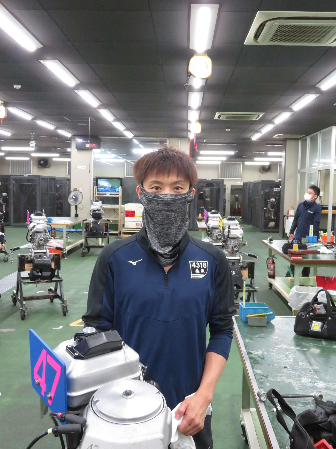 本体整備でパワーアップに成功した桑原将光（撮影・湯田坂賢一）