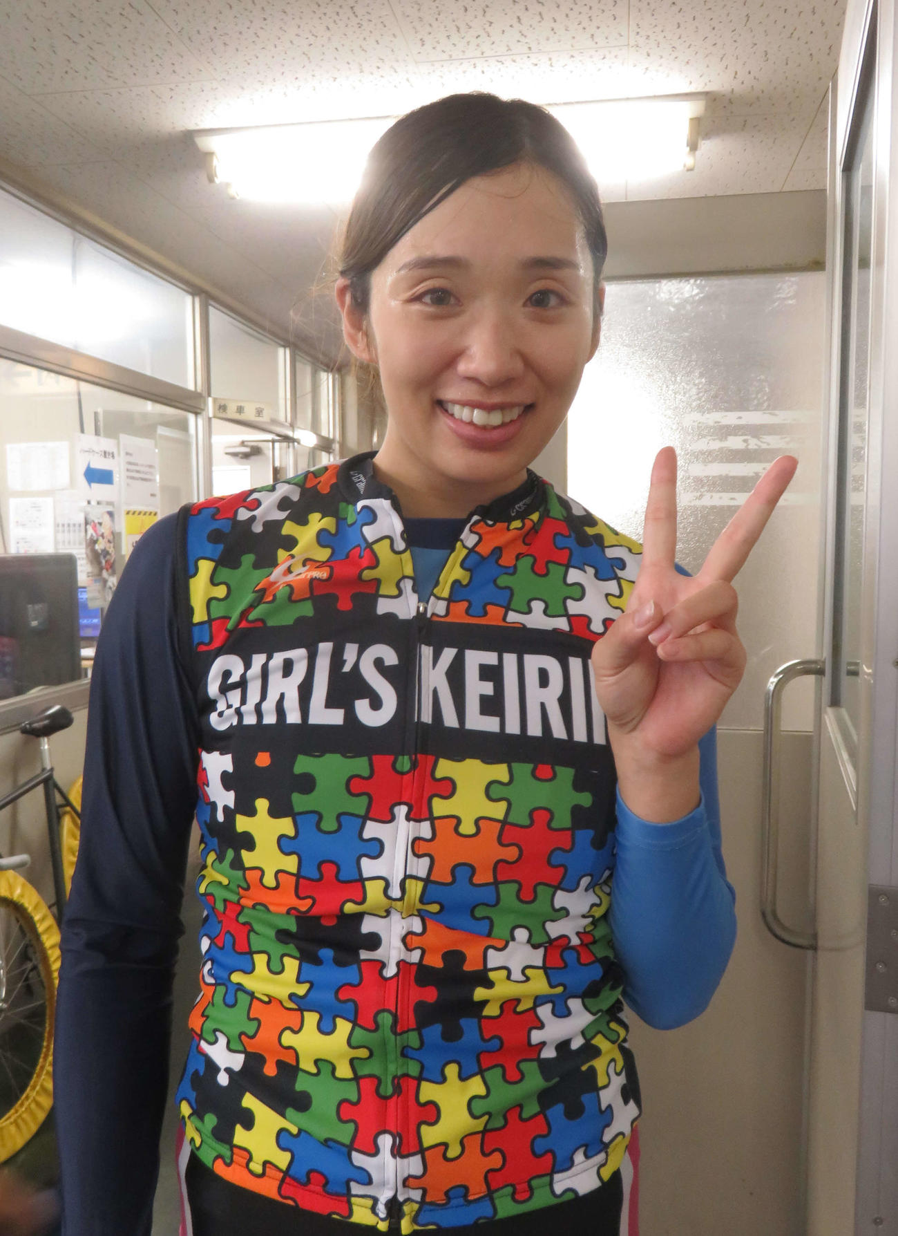 新人吉川美穂が相性のいい大宮バンクで予2も躍動する（撮影・栗田文人）