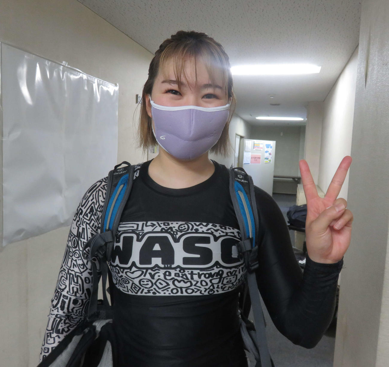日に日に調子を上げてきた坂口楓華が2場所連続完全Vを狙う（撮影・栗田文人）