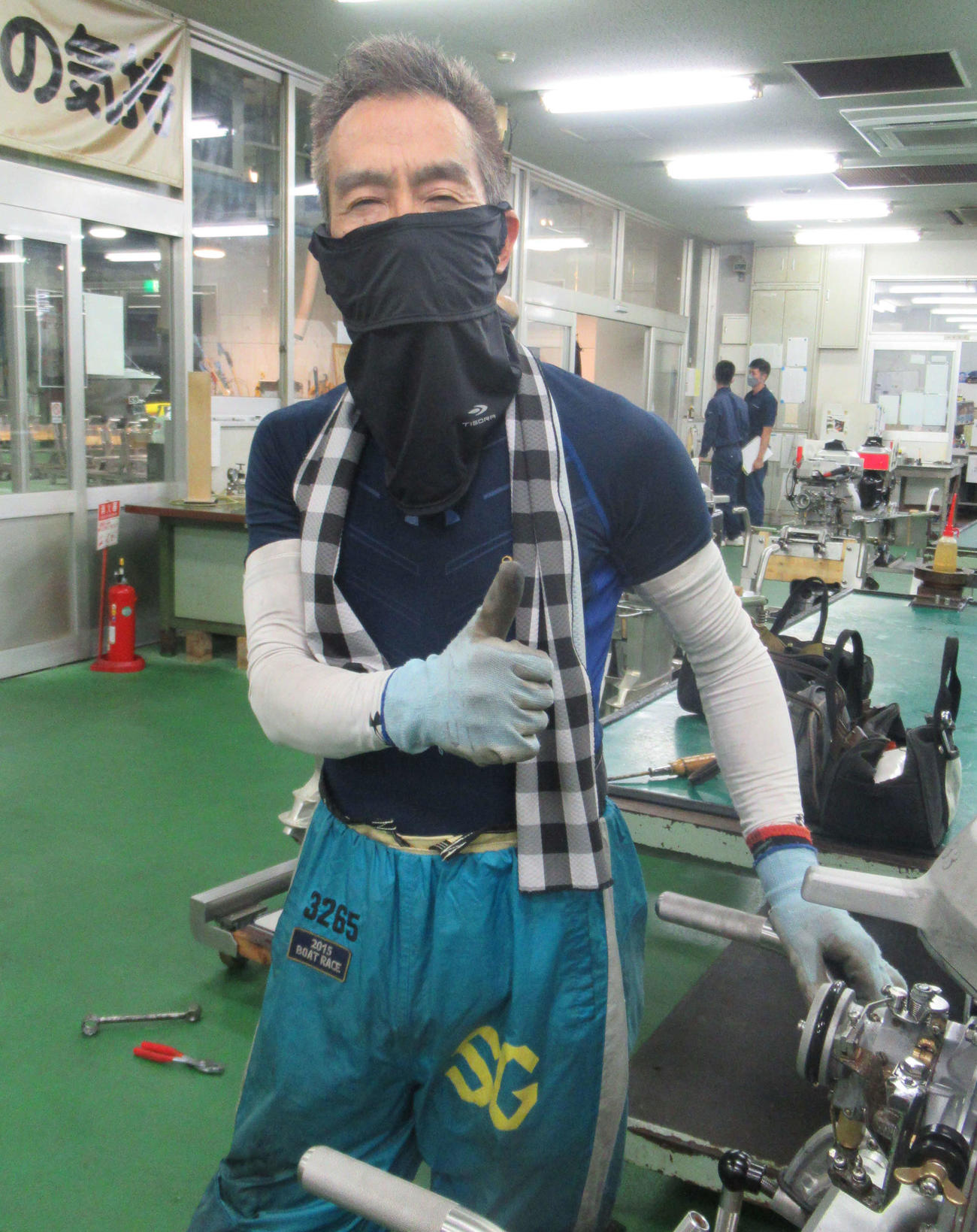 2日目7Rで3着に終わり底上げを誓った今村暢孝（撮影・奈島宏樹）