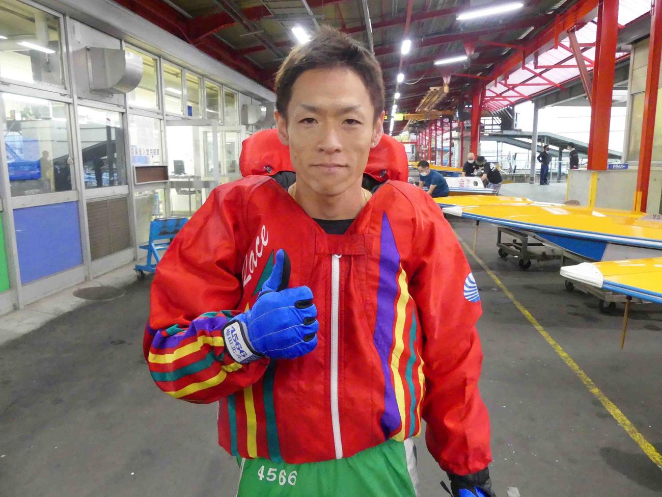 3号艇から差しを決めて優勝した塩田北斗