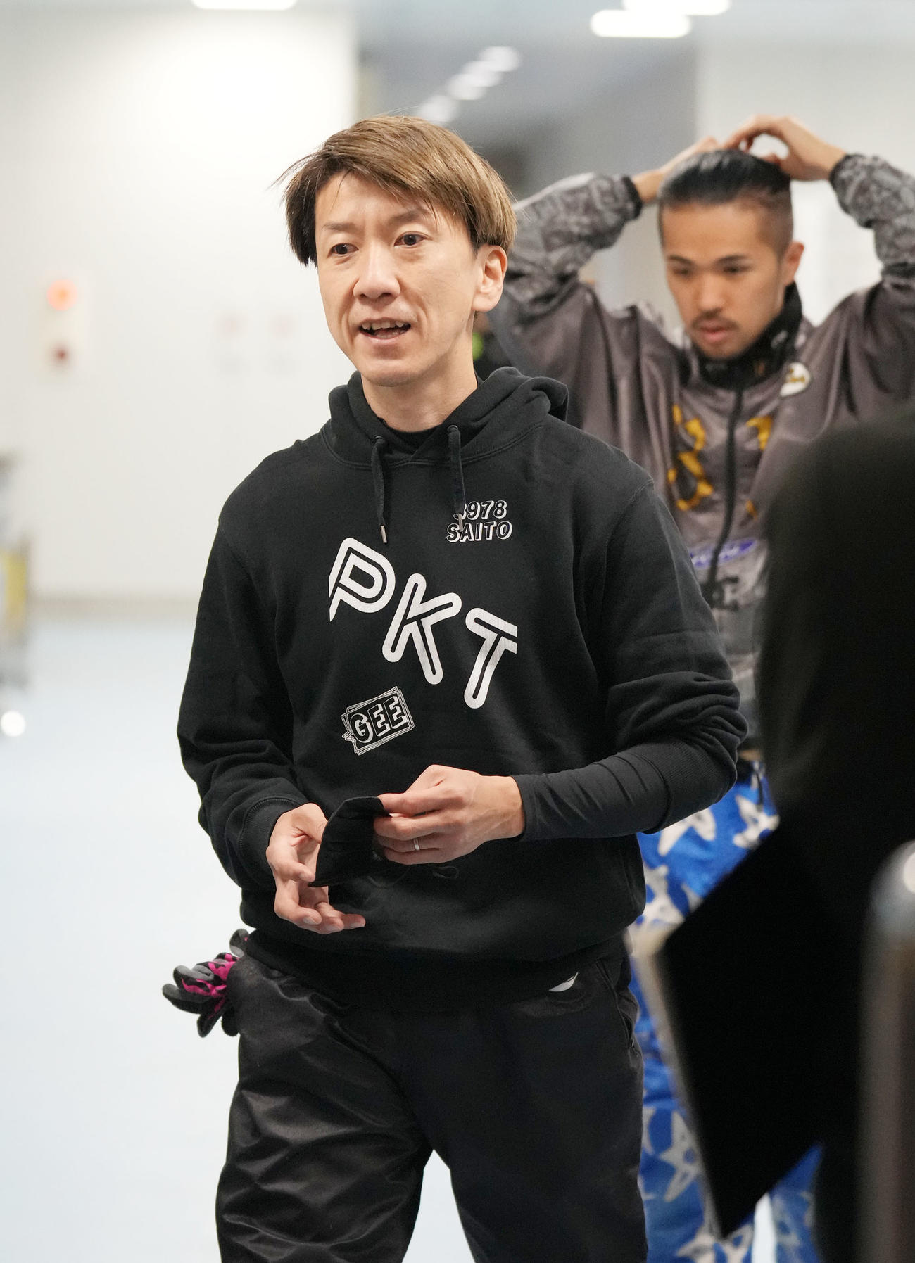 斉藤仁（撮影・森本幸一）